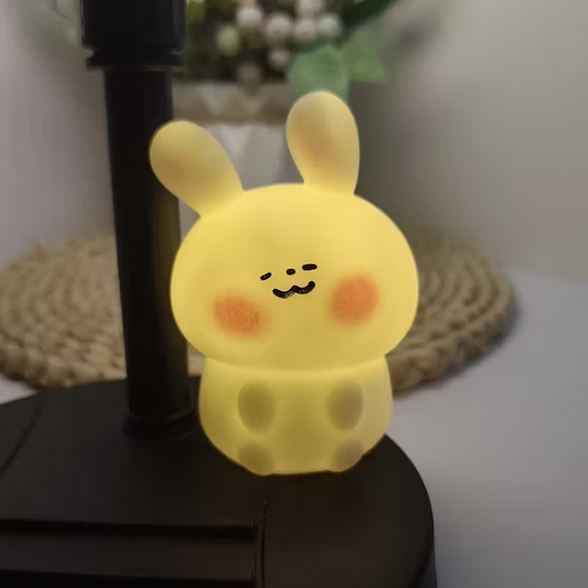 Lampka Nocna LED Króliczek – Miękkie Światło, Uroczy Design, Idealna do Sypialni i Pokoju Dziecka